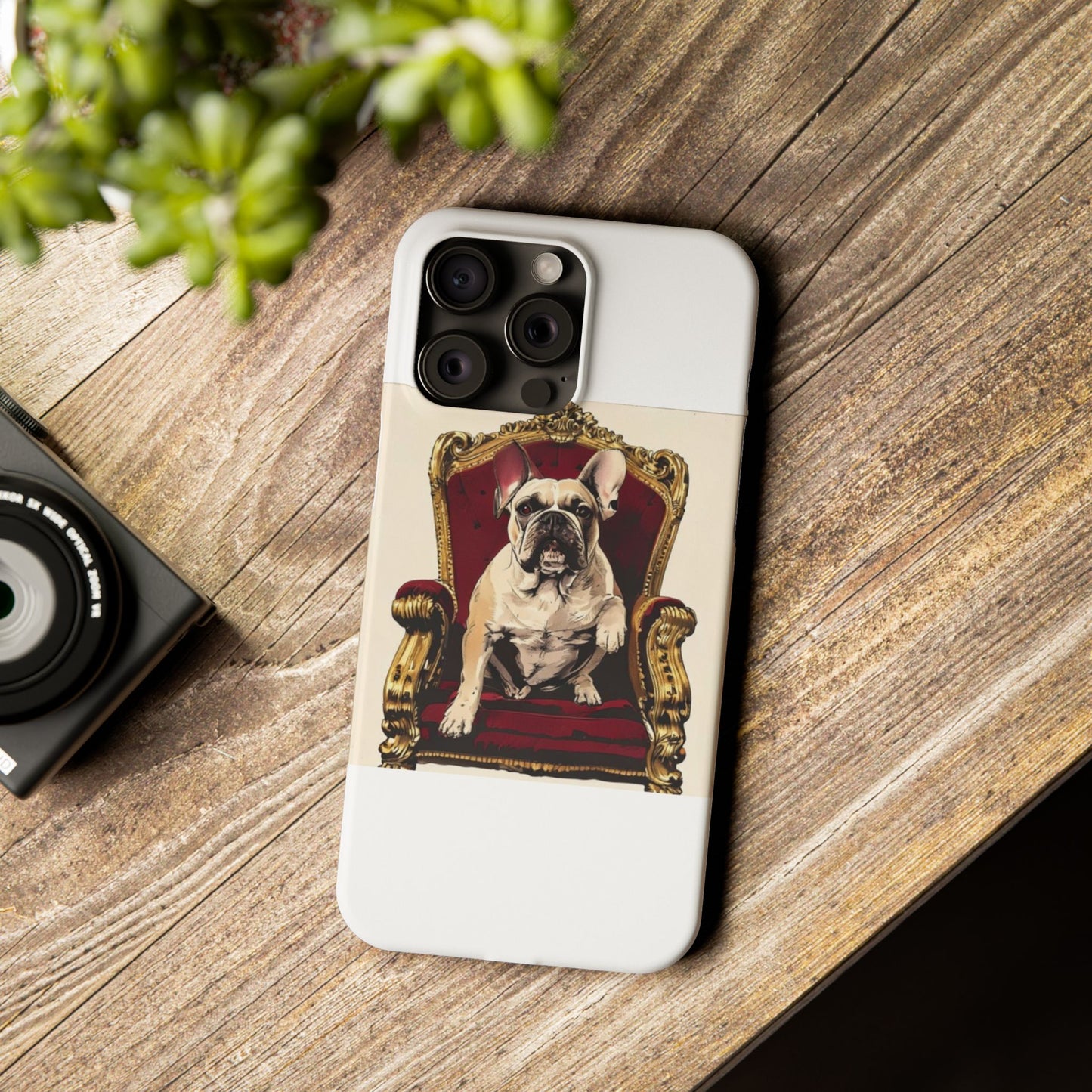 Custom Pet Portrait Slim Phone Case | Funny Pet Gift