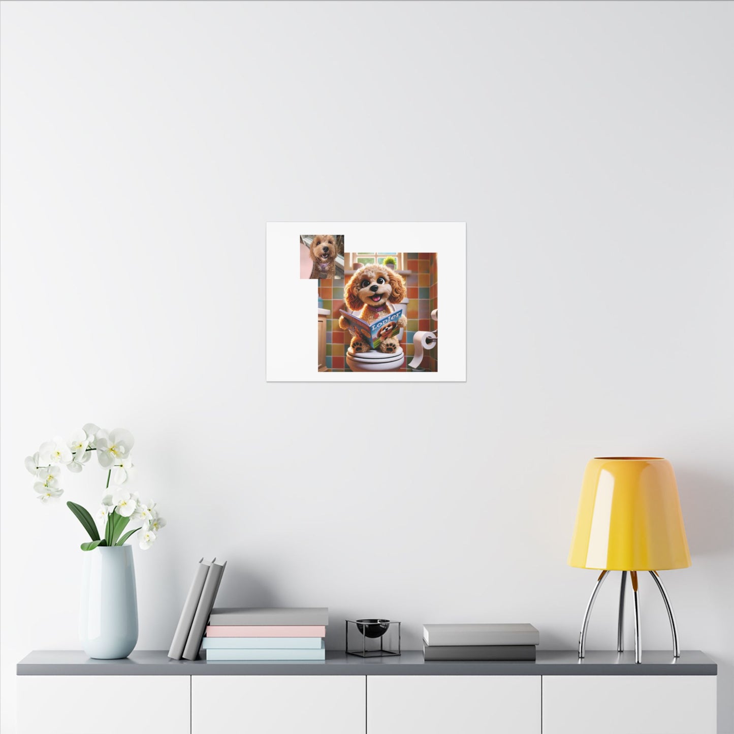 Custom Pet Portrait Canvas Print | Funny Pet Gift