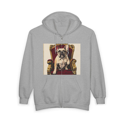 Custom Pet Portrait Unisex Zip-Up Hoodie | Funny Pet Gift