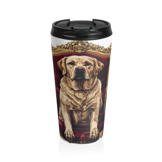 Custom Pet Portrait Stainless Steel Travel Mug | Funny Pet Gift