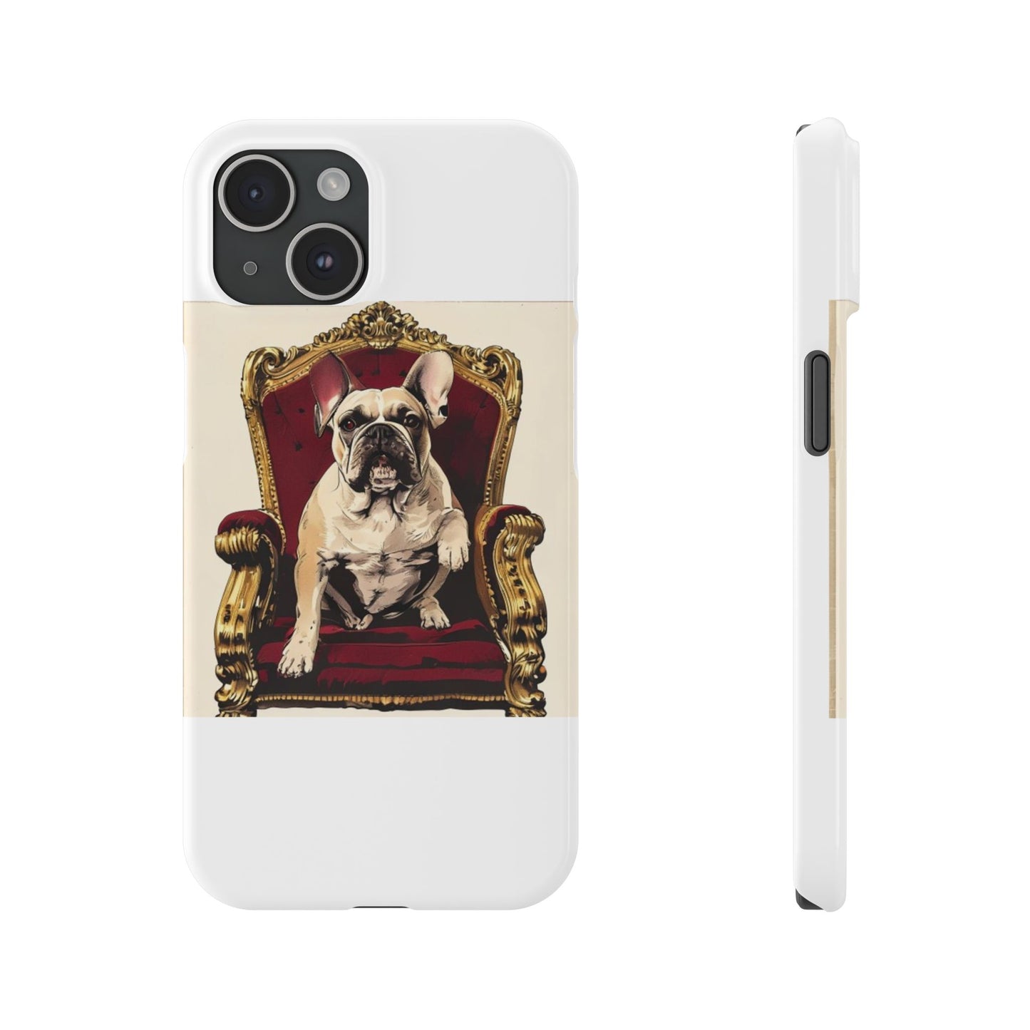 Custom Pet Portrait Slim Phone Case | Funny Pet Gift