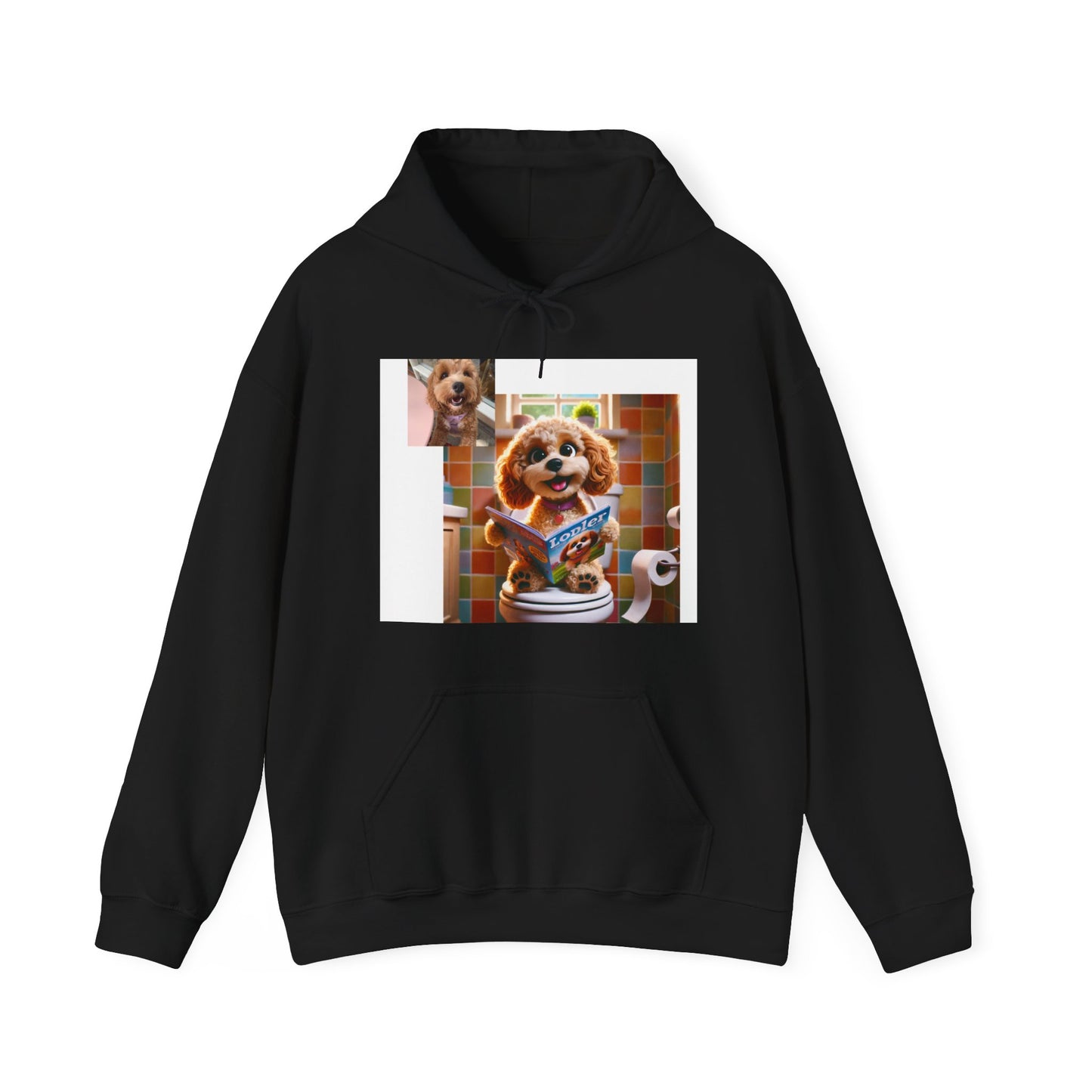 Custom Pet Portrait Unisex Pullover Hoodie | Funny Pet Gift