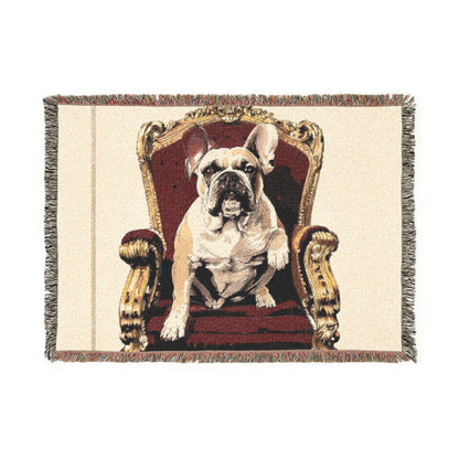 Custom Pet Portrait Woven Blanket | Funny Pet Gift