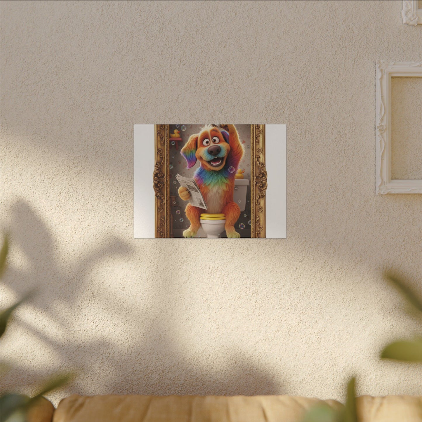Custom Pet Portrait Canvas Print | Funny Pet Gift