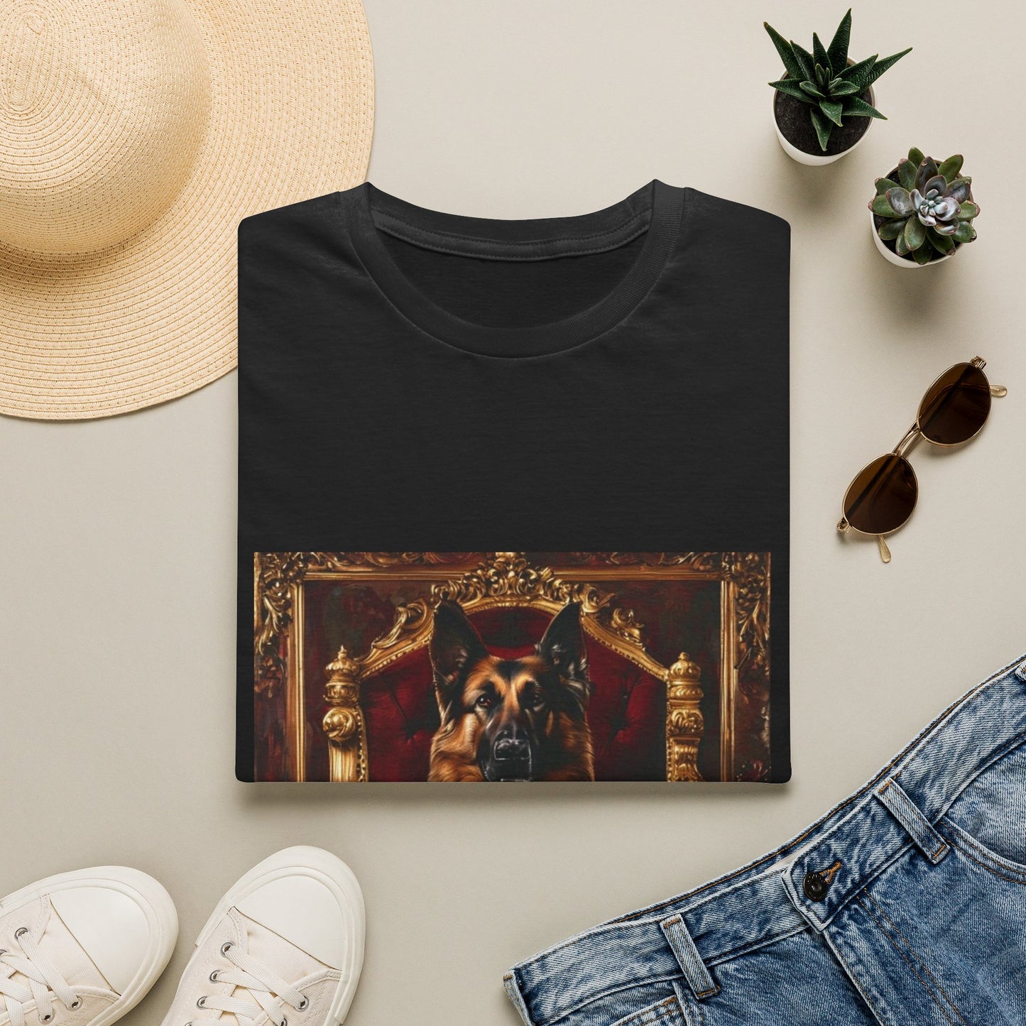 Custom Pet Portrait Unisex T-Shirt | Funny Pet Gift