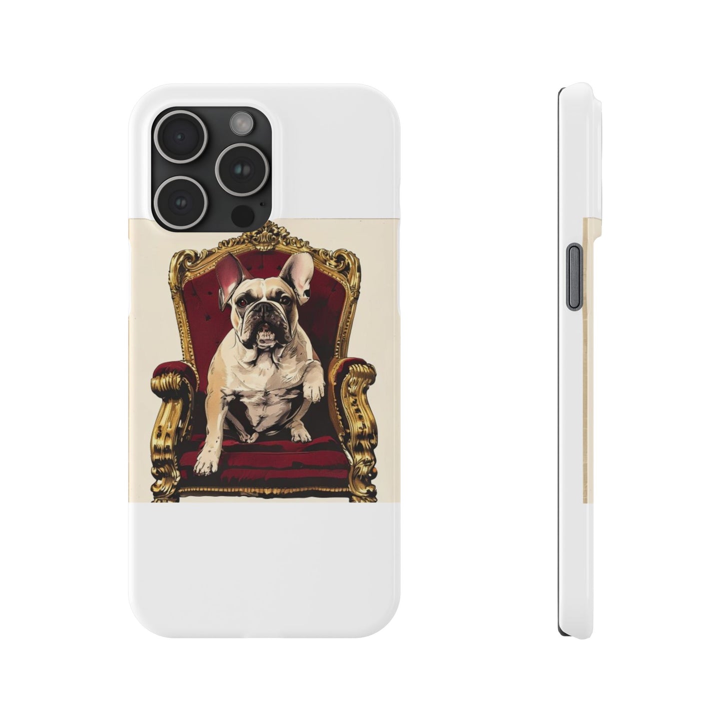 Custom Pet Portrait Slim Phone Case | Funny Pet Gift