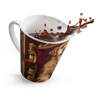 Custom Pet Portrait Latte Mug | Funny Pet Gift
