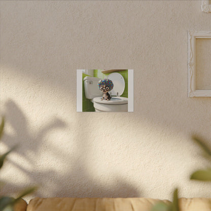 Custom Pet Portrait Canvas Print | Funny Pet Gift