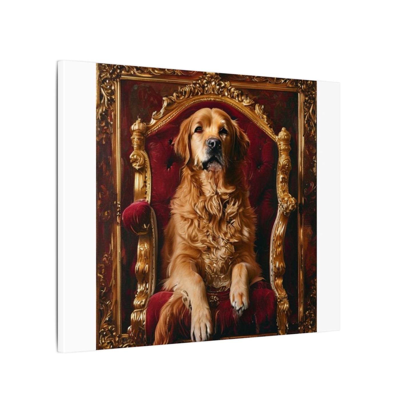 Custom Pet Portrait Canvas Print | Funny Pet Gift