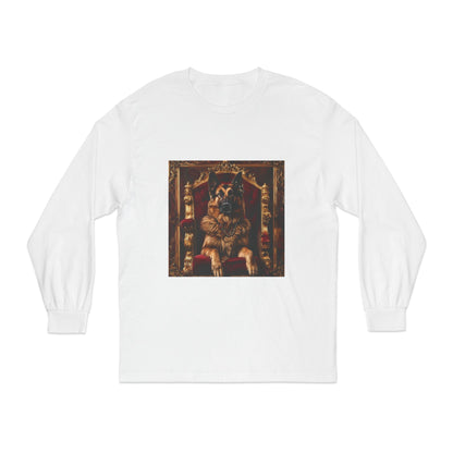 Custom Pet Portrait Unisex Long Sleeve T-Shirt | Funny Pet Gift