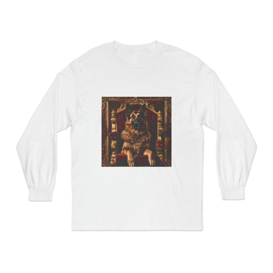 Custom Pet Portrait Unisex Long Sleeve T-Shirt | Funny Pet Gift