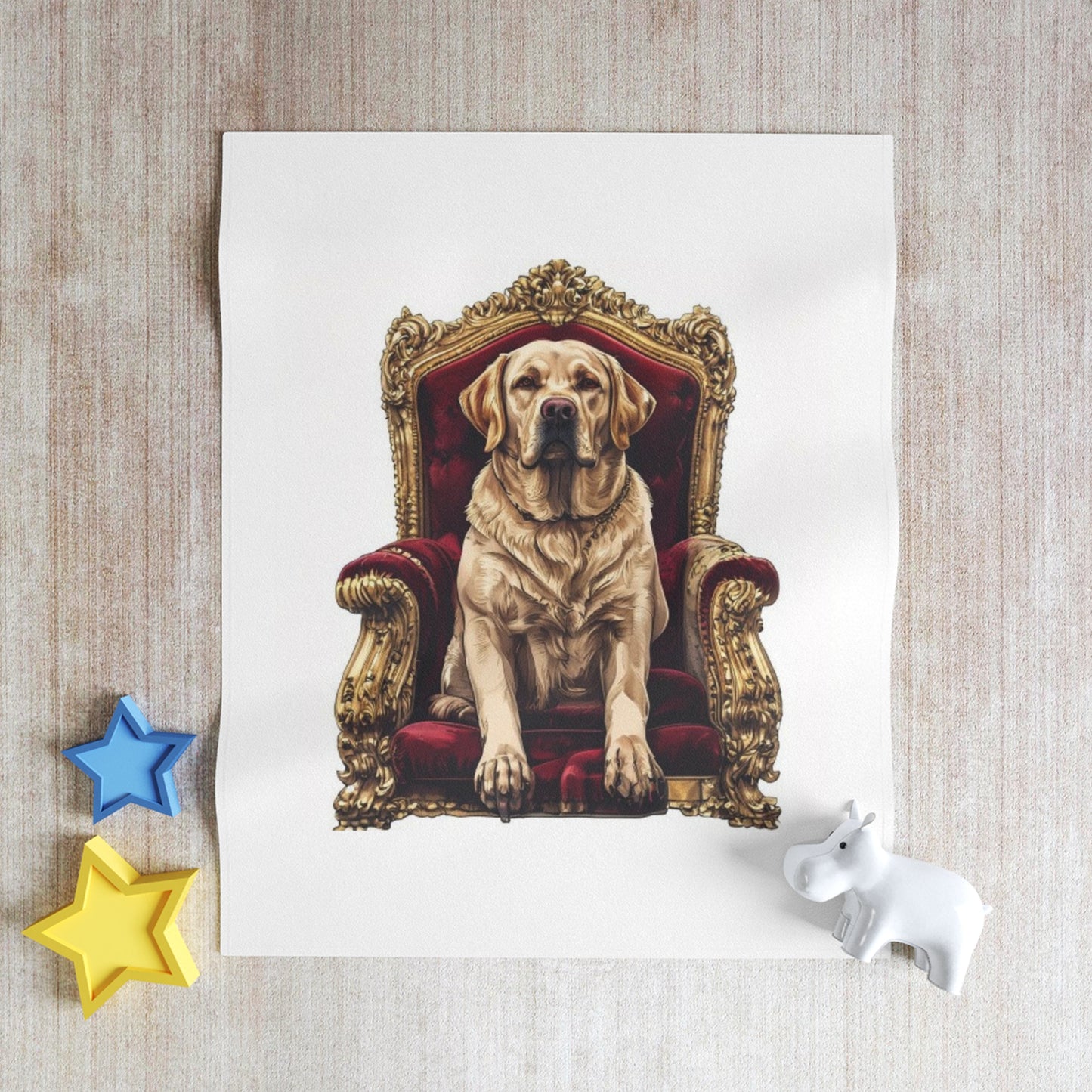 Custom Pet Portrait Throw Blanket | Funny Pet Gift