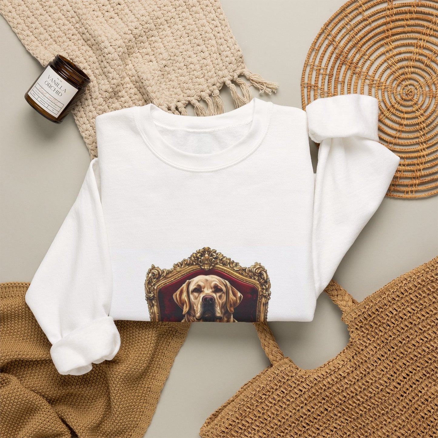 Custom Pet Portrait Unisex Sweatshirt | Funny Pet Gift