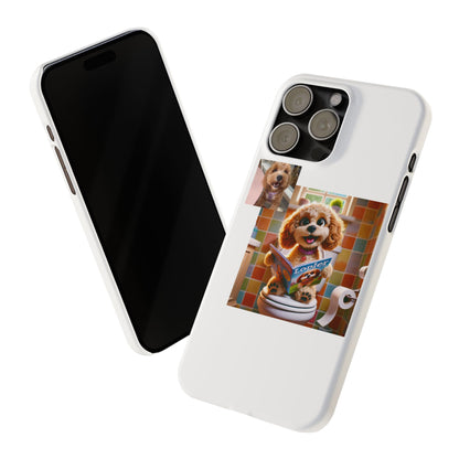 Custom Pet Portrait Slim Phone Case | Funny Pet Gift