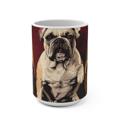 Custom Pet Portrait 15Oz Ceramic Mug | Funny Pet Gift