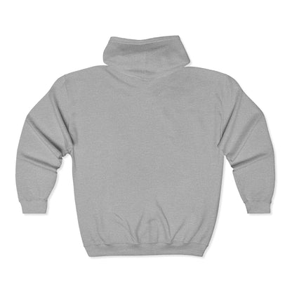 Custom Pet Portrait Unisex Zip-Up Hoodie | Funny Pet Gift