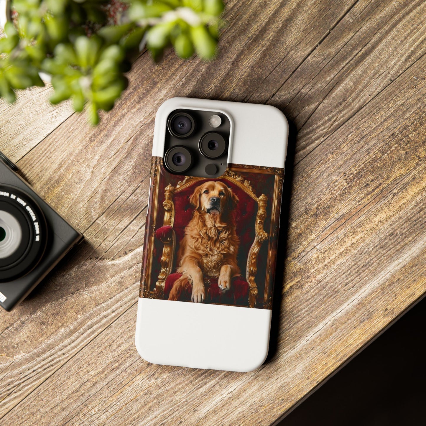 Custom Pet Portrait Slim Phone Case | Funny Pet Gift