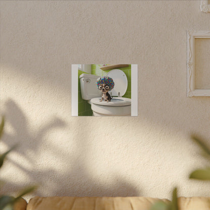 Custom Pet Portrait Canvas Print | Funny Pet Gift