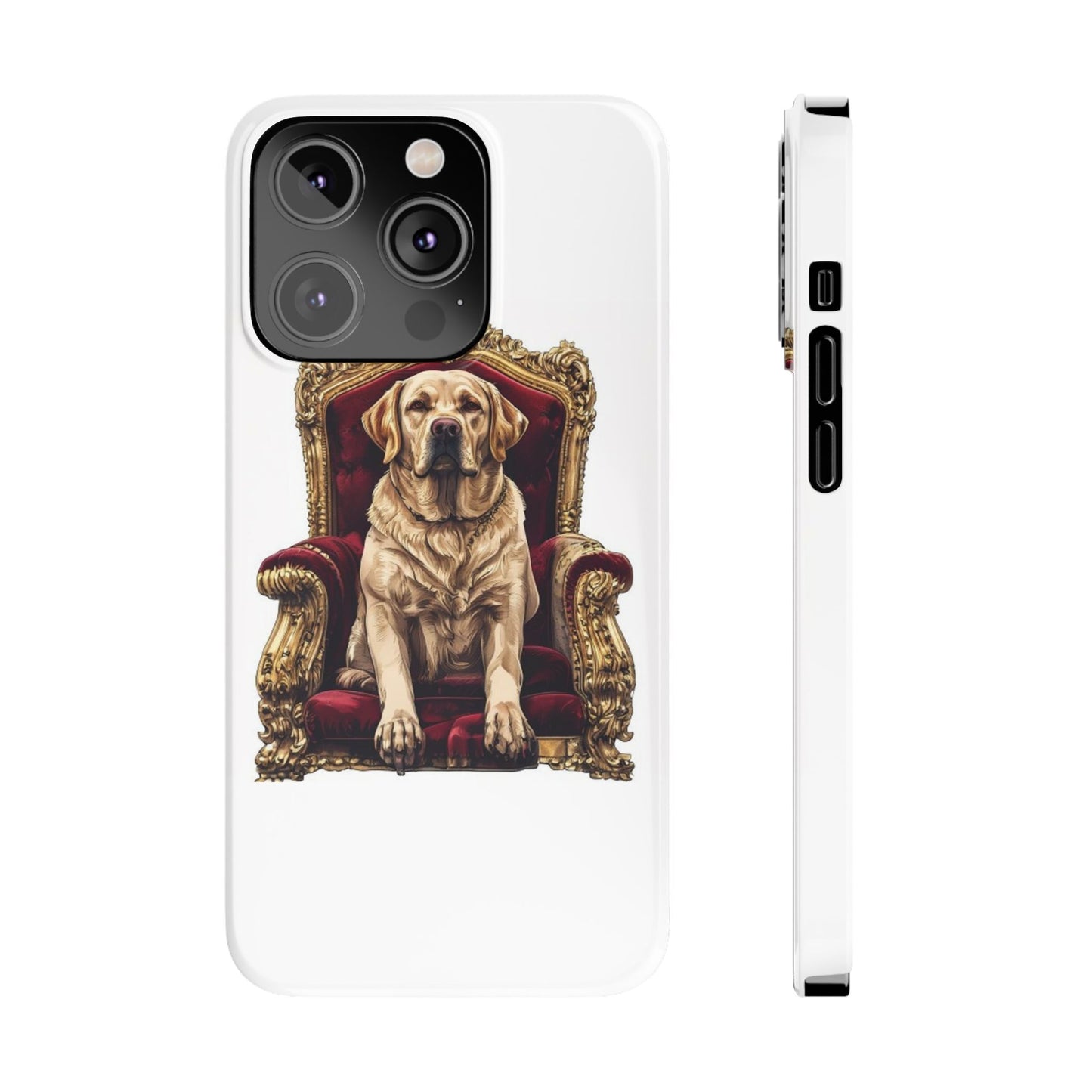Custom Pet Portrait Slim Phone Case | Funny Pet Gift