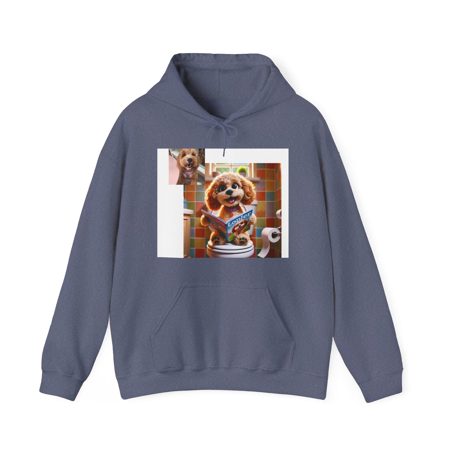 Custom Pet Portrait Unisex Pullover Hoodie | Funny Pet Gift