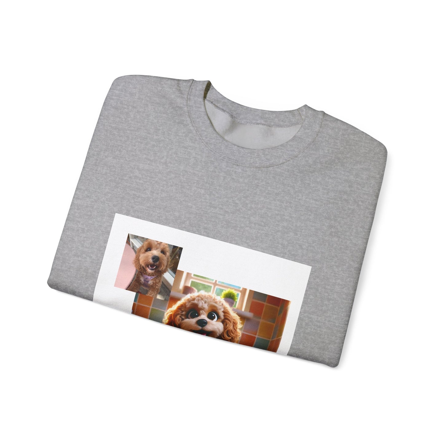Custom Pet Portrait Unisex Sweatshirt | Funny Pet Gift