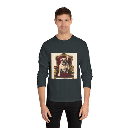 Custom Pet Portrait Unisex Long Sleeve T-Shirt | Funny Pet Gift