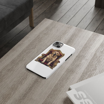 Custom Pet Portrait Slim Phone Case | Funny Pet Gift