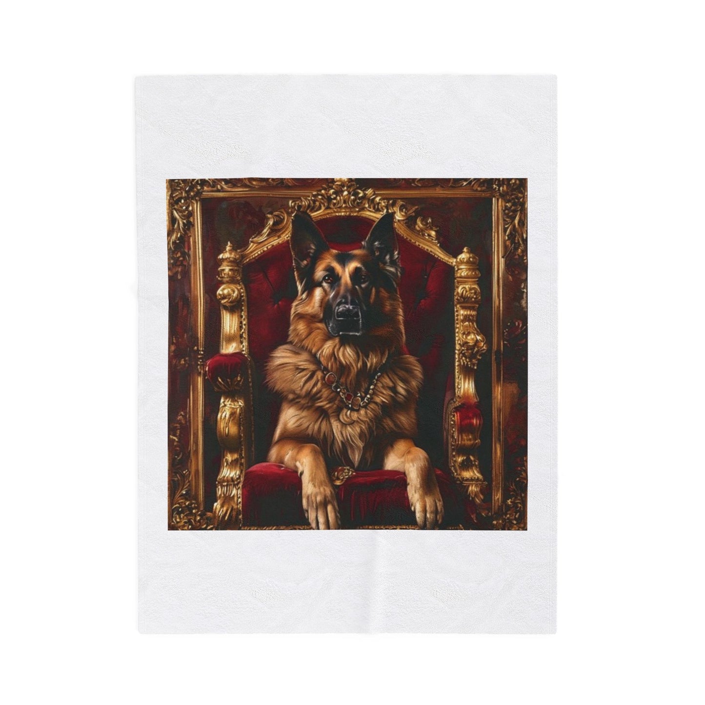 Custom Pet Portrait Fleece Blanket | Funny Pet Gift