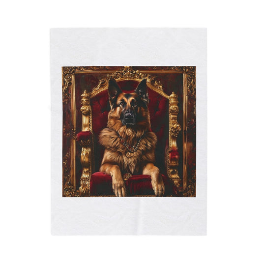 Custom Pet Portrait Fleece Blanket | Funny Pet Gift