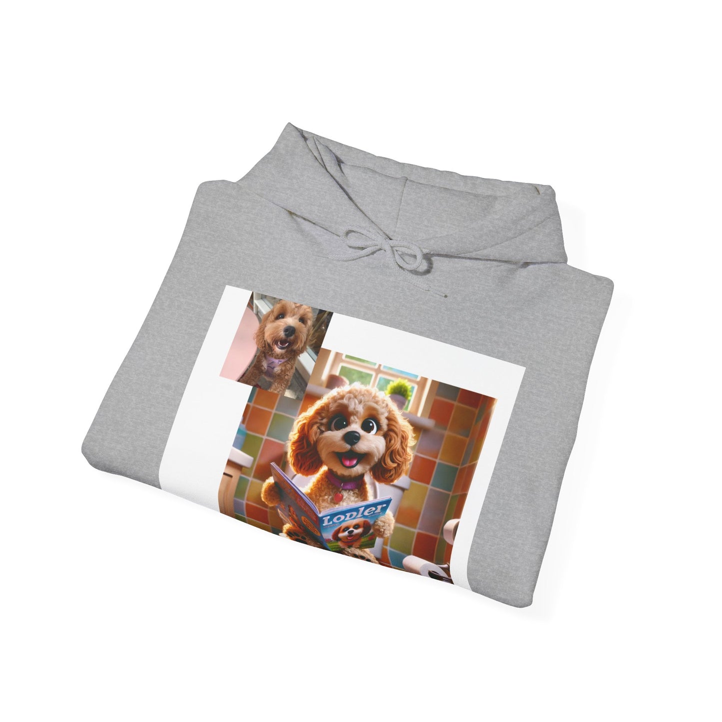 Custom Pet Portrait Unisex Pullover Hoodie | Funny Pet Gift
