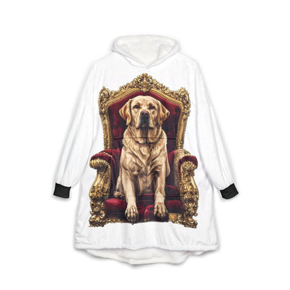 Custom Pet Portrait Hooded Wearable Blanket | Funny Pet Gift