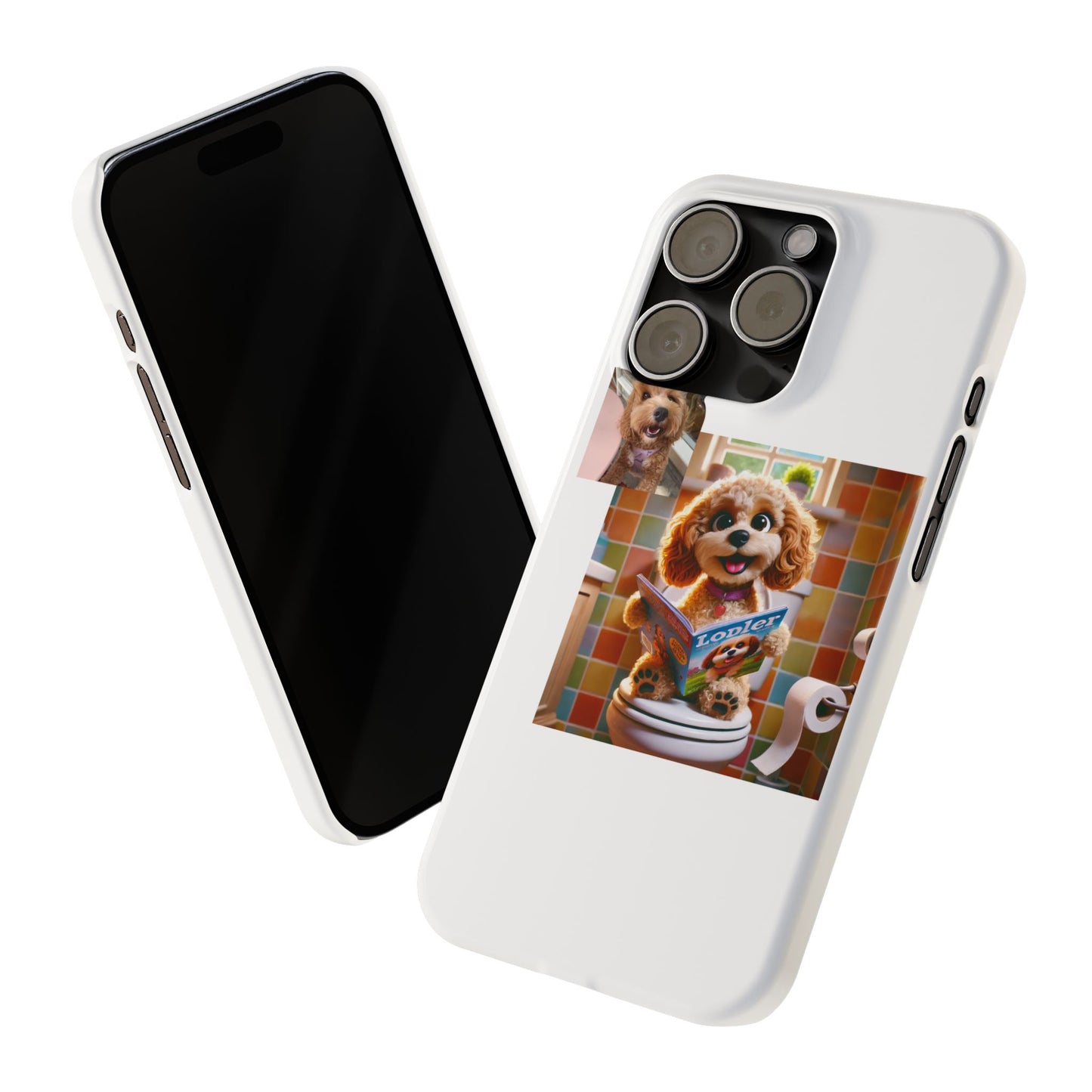 Custom Pet Portrait Slim Phone Case | Funny Pet Gift