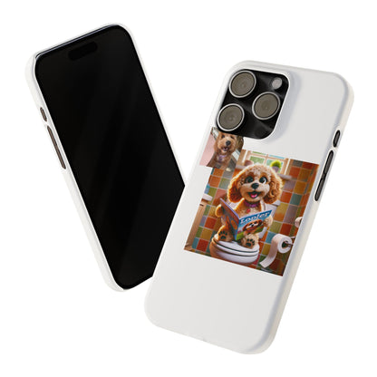 Custom Pet Portrait Slim Phone Case | Funny Pet Gift