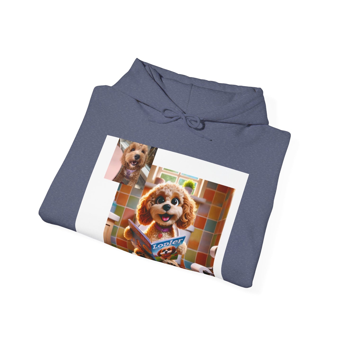 Custom Pet Portrait Unisex Pullover Hoodie | Funny Pet Gift