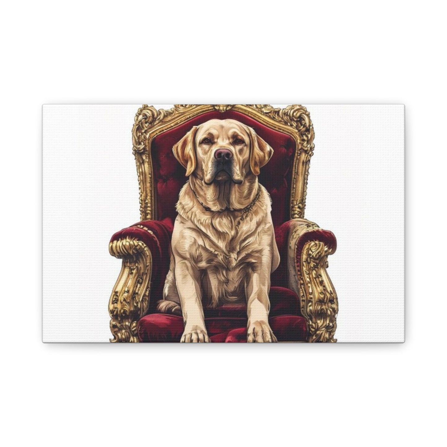 Custom Pet Portrait Classic Stretched Canvas Print | Funny Pet Gift