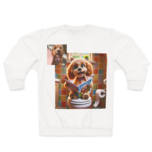 Custom Pet Portrait All-Over Print Sweatshirt | Funny Pet Gift