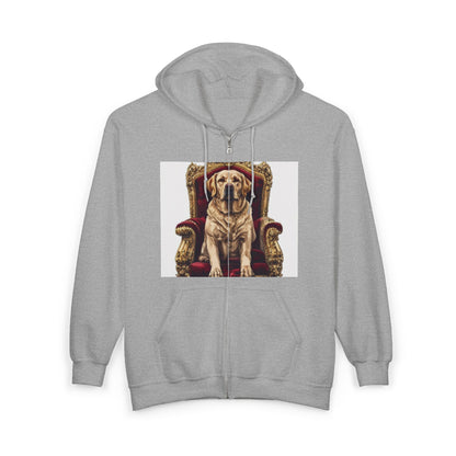 Custom Pet Portrait Unisex Zip-Up Hoodie | Funny Pet Gift