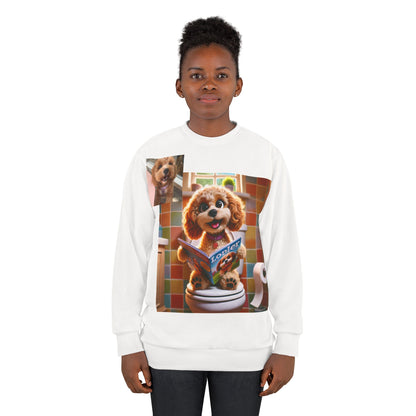Custom Pet Portrait All-Over Print Sweatshirt | Funny Pet Gift