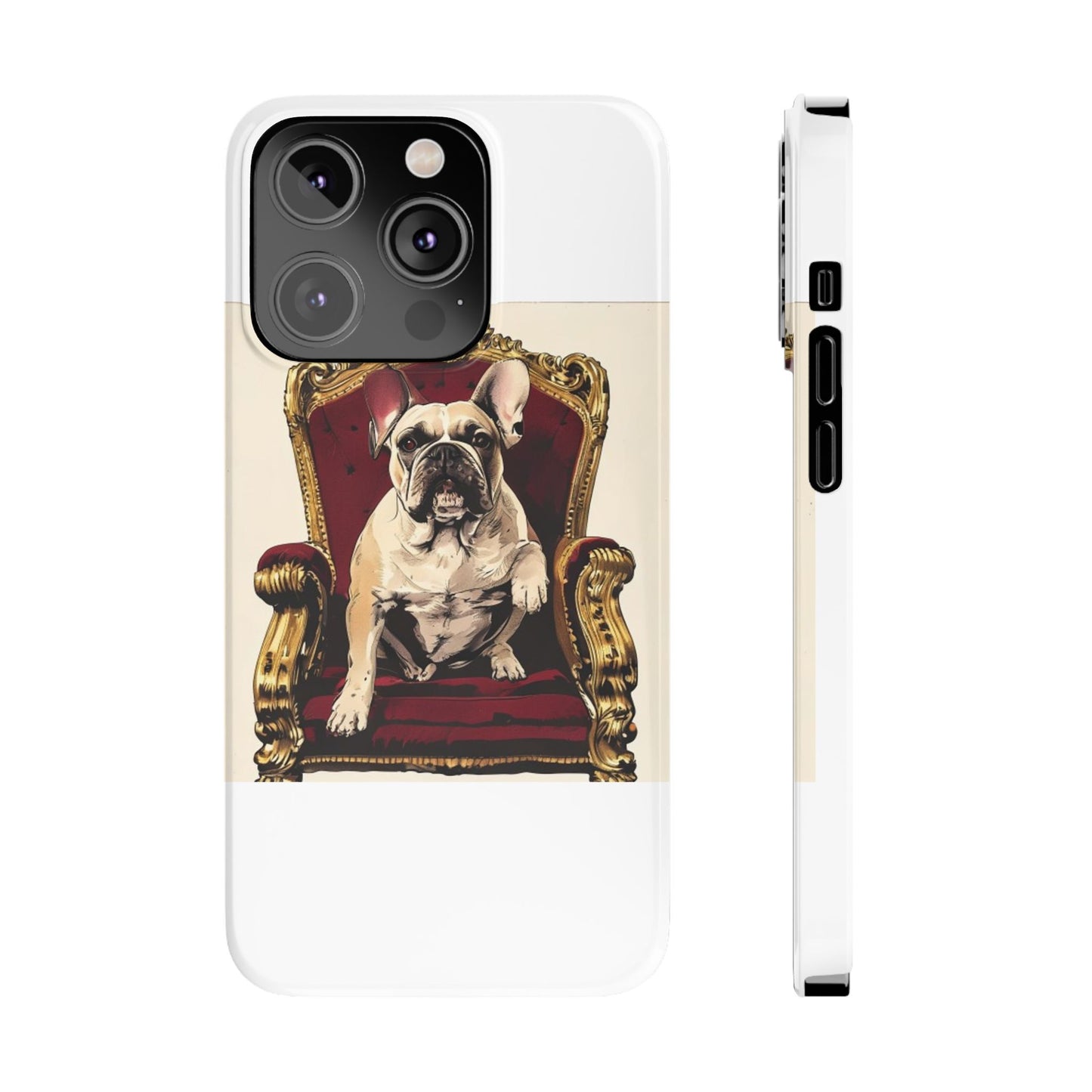 Custom Pet Portrait Slim Phone Case | Funny Pet Gift