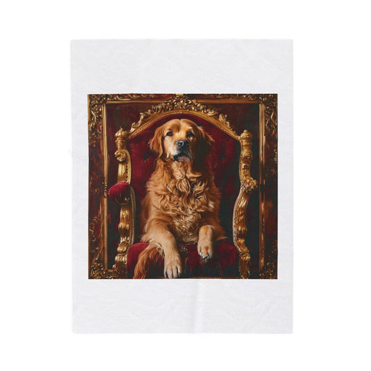 Custom Pet Portrait Fleece Blanket | Funny Pet Gift