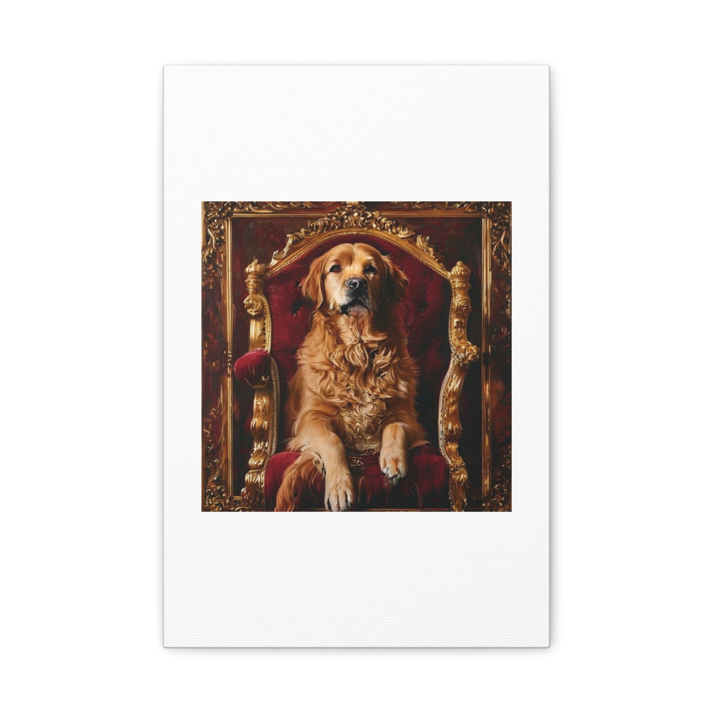 Custom Pet Portrait Classic Stretched Canvas Print | Funny Pet Gift
