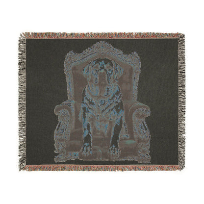 Custom Pet Portrait Woven Blanket | Funny Pet Gift