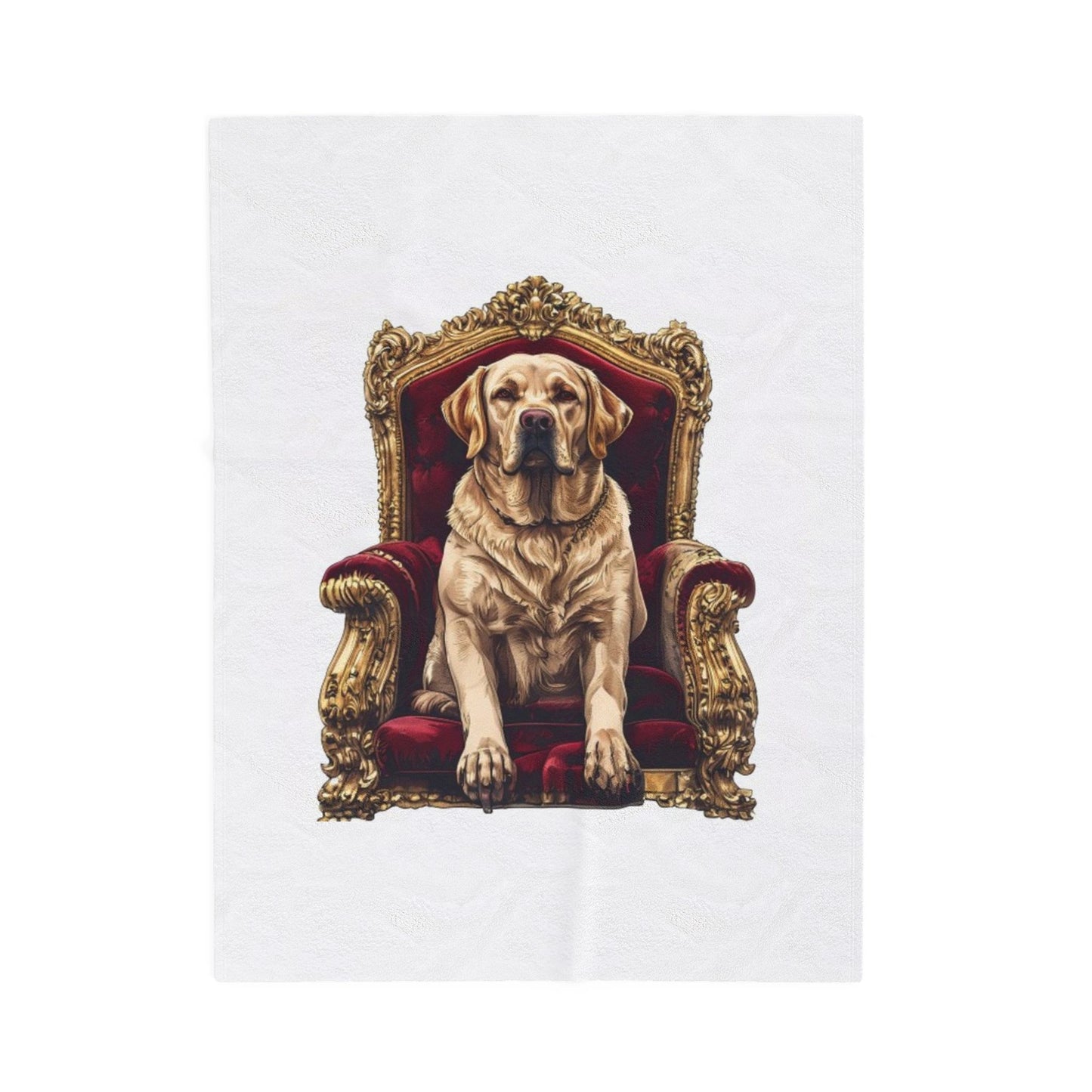 Custom Pet Portrait Fleece Blanket | Funny Pet Gift