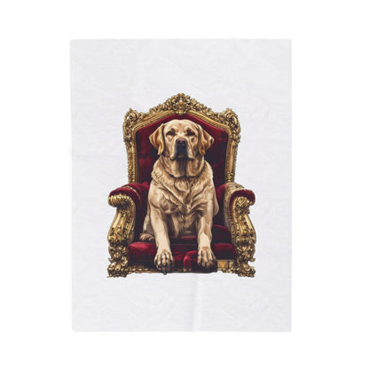 Custom Pet Portrait Fleece Blanket | Funny Pet Gift