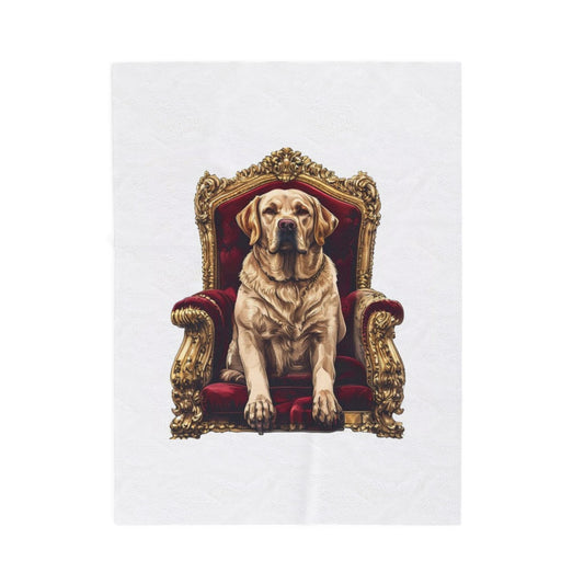 Custom Pet Portrait Fleece Blanket | Funny Pet Gift
