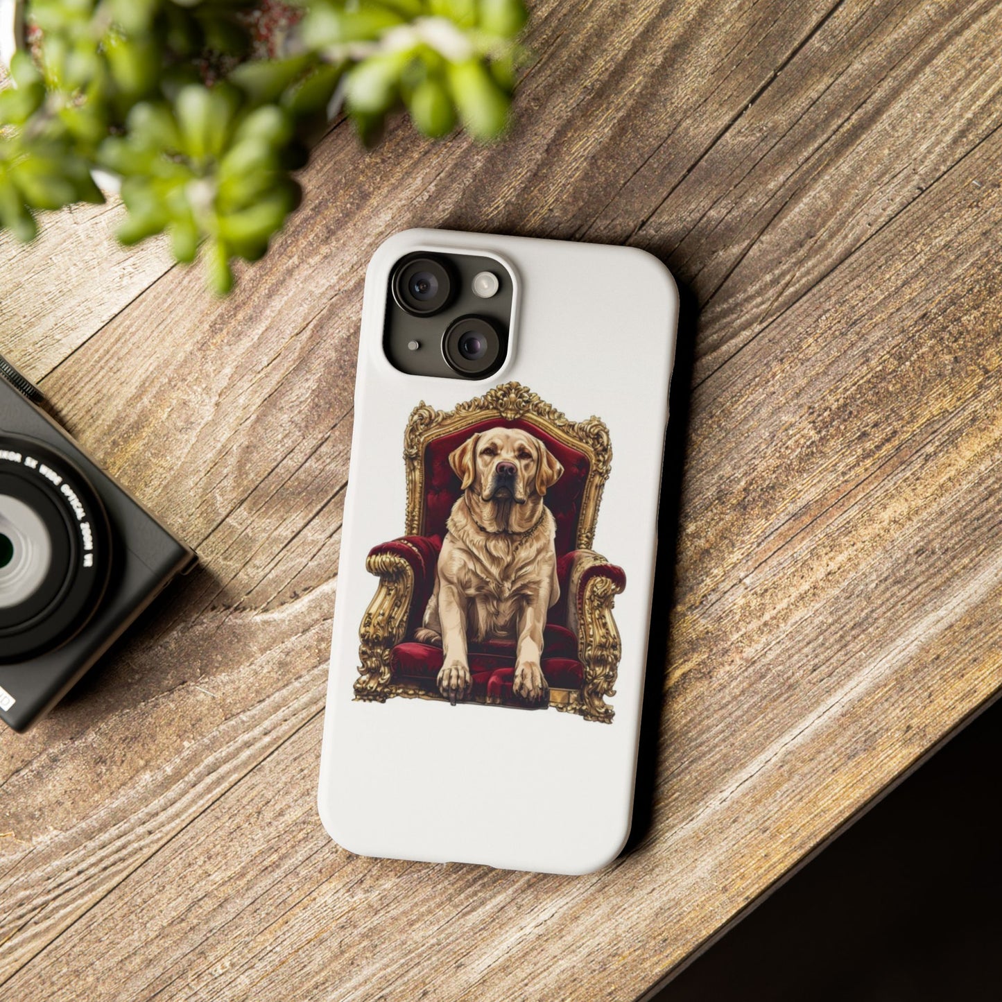 Custom Pet Portrait Slim Phone Case | Funny Pet Gift