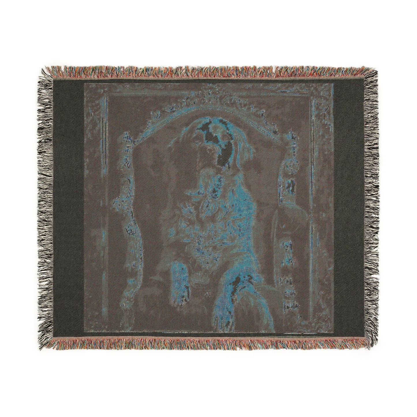 Custom Pet Portrait Woven Blanket | Funny Pet Gift