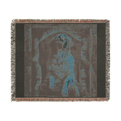 Custom Pet Portrait Woven Blanket | Funny Pet Gift