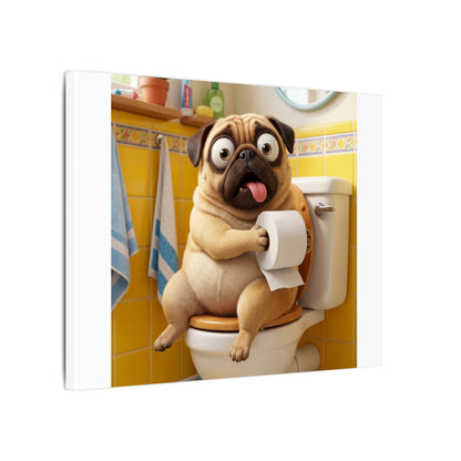 Custom Pet Portrait Canvas Print | Funny Pet Gift