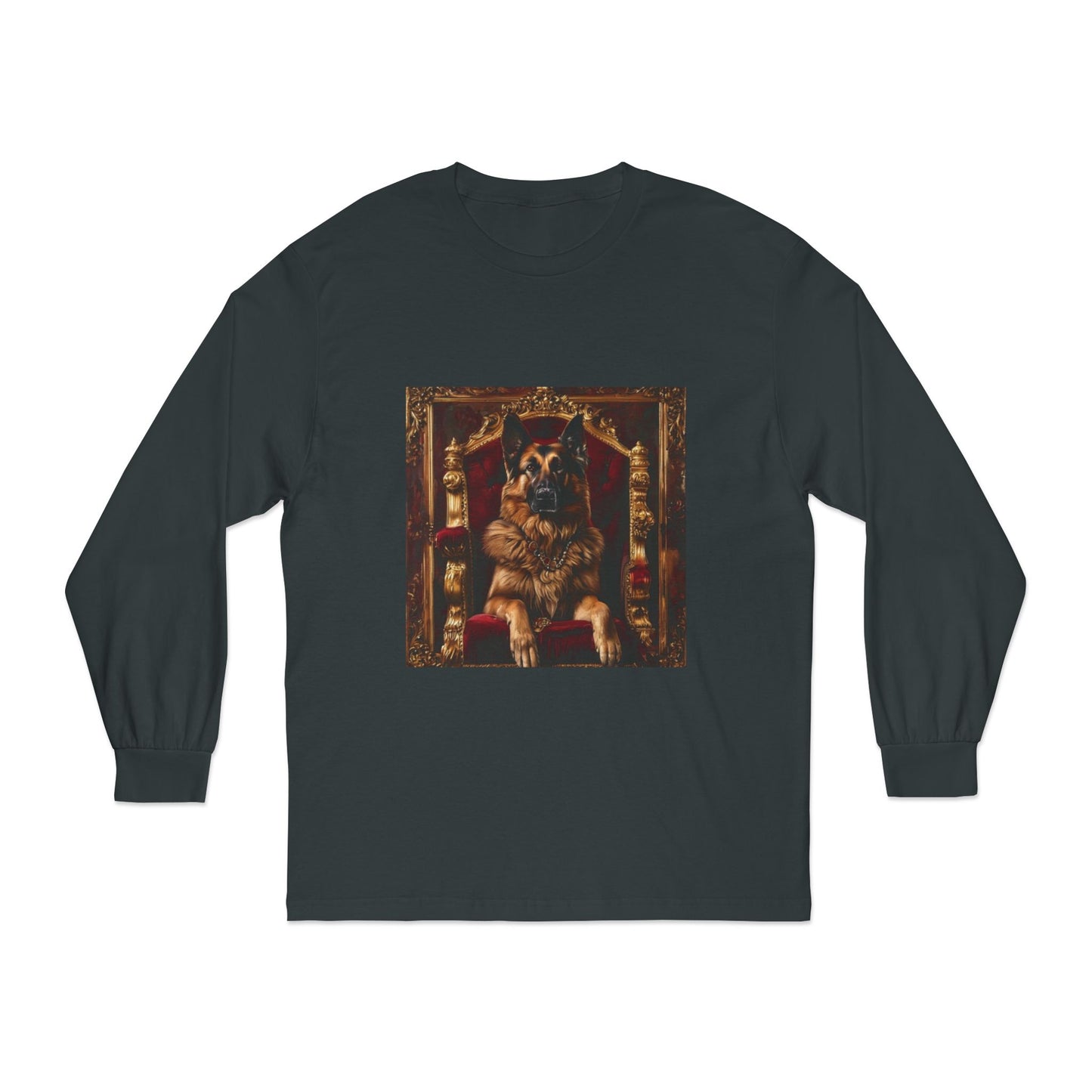 Custom Pet Portrait Unisex Long Sleeve T-Shirt | Funny Pet Gift